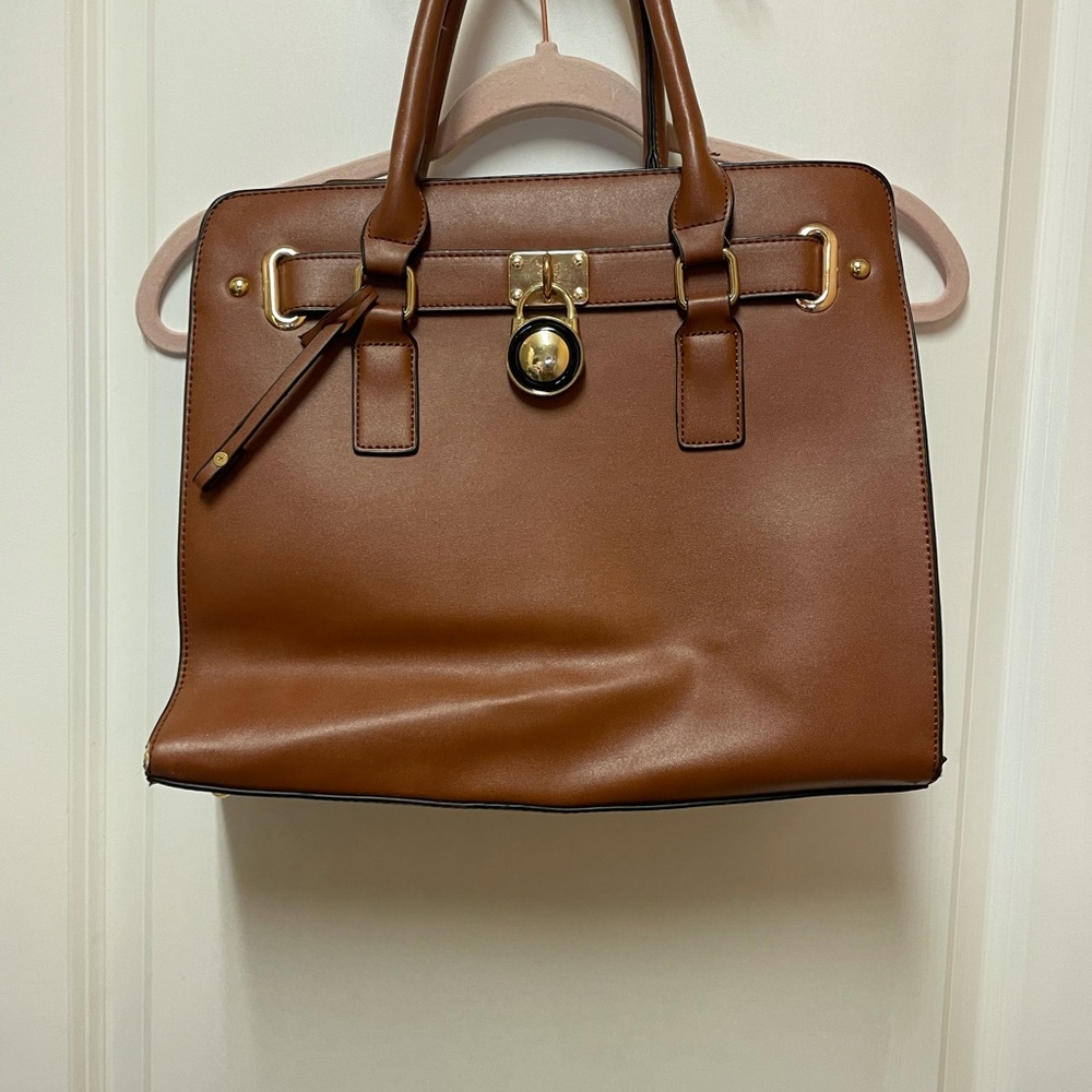 Dawson brown satchel purse